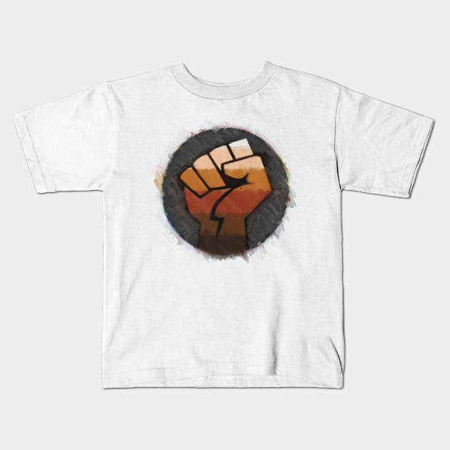 power to the people Kids T-Shirt by rikarts